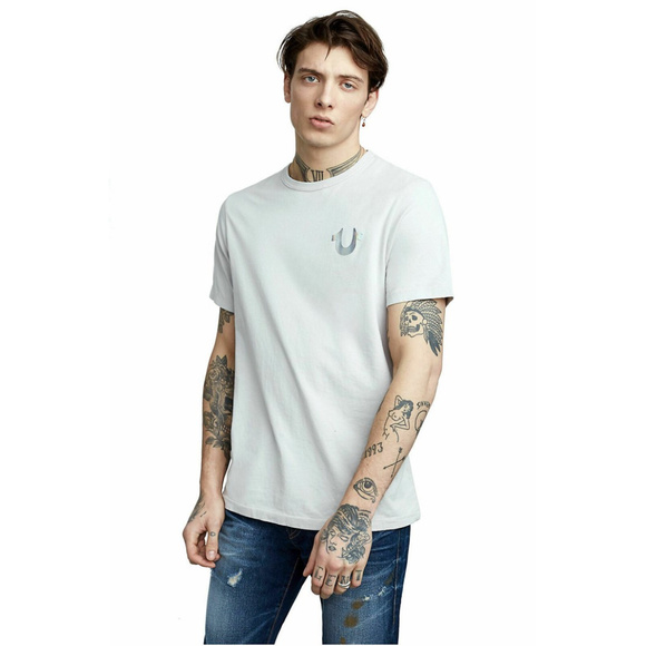 True Religion Men's Buddha Logo Tee T-Shirt - Picture 1 of 5